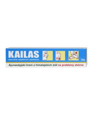 Kailas Ajurwedyjski krem z himalajskich ziół na problemy skórne, 20 g