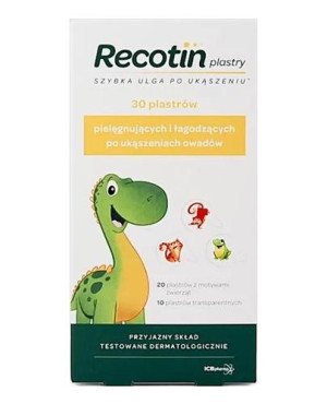 Recotin Plastry po ukąszeniach owadów, 30 szt., cena, opinie, wskazania