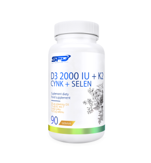 SFD D3 2000+K2+Cynk+Selen, tabletki, 90 sztuk