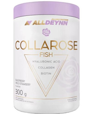 Allnutrition, ALLDEYNN, CollaRose Fish, Raspberry-wild strawberry, proszek, 300 g