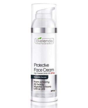 Bielenda Professional Krem ochronny do twarzy Wysoka ochrona UVA & UVB SPF 50, 100 ml