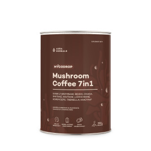 Mycodrop, kawa z grzybami, mushroom coffee 7w1, proszek, 250 g