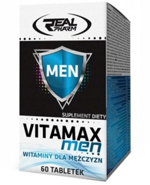 Real Pharm Vitamax Men witaminy dla mężczyzn, 60 tabletek