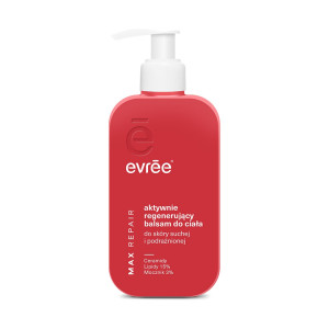 Evree Max Repair Aktywnie regenerujący balsam do ciała do skóry suchej i podrażnionej, 300 ml