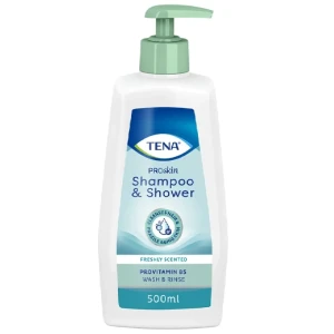 TENA SHAMPOO & SHOWER Szampon i żel pod prysznic 2w1 - 500 ml
