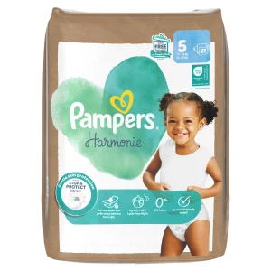 Pampers Harmonie Baby Pieluszki, rozmiar 5 11kg-16kg, 21 sztuk