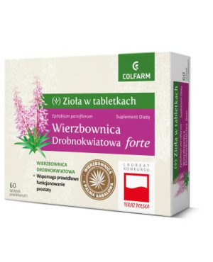 Colfarm, Wierzbownica drobnokwiatowa forte, tabletki, 60 sztuk