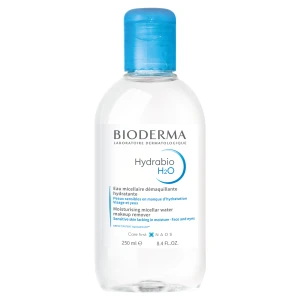 BIODERMA HYDRABIO H20, nawilżający płyn micelarny do oczyszczania twarzy i zmywania makijażu, 250 ml
