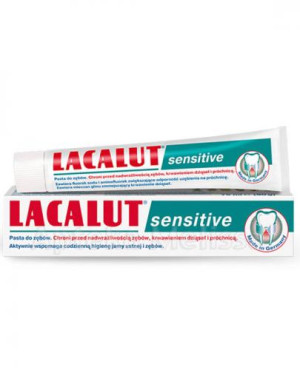 Lacalut Sensitive, pasta do zębów, 75 ml