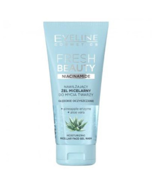 Eveline Fresh Beauty Nawilżający żel do mycia twarzy Niacynamid, 150 ml