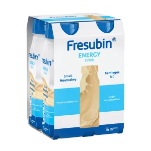 Fresubin Energy Drink, płyn odżywczy o smaku neutralnym, 4 x 200 ml