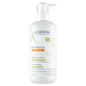 A-Derma Exomega Control Mleczko emolient przeciw drapaniu, skóra sucha, 400 ml