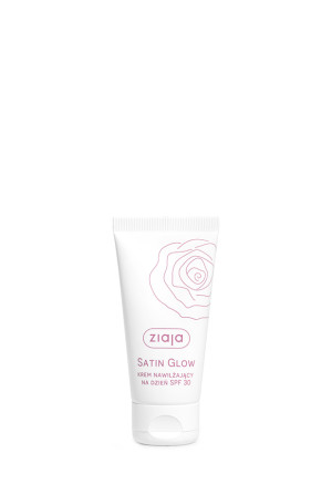 Ziaja, Satin Glow, krem nawilżający na dzień SPF 30, 50 ml