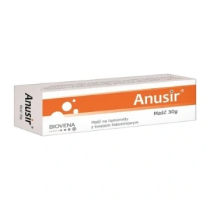 Anusir, Maść kojąco-nawilżająca do pielęgnacji skóry okolic odbytu, 30 g