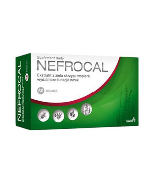 Nefrocal ekstrakt z ziela skrzypu, tabletki, 60 sztuk