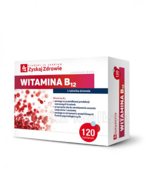 ZYSKAJ ZDROWIE Witamina B12 - 120 tabl.