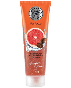 PERFECTA Planet Essence Ujędrniający peeling myjący do ciała Grejpfrut i Kawa - 250 g