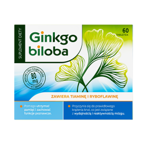 Ginkgo Biloba, tabletki, 60 sztuk