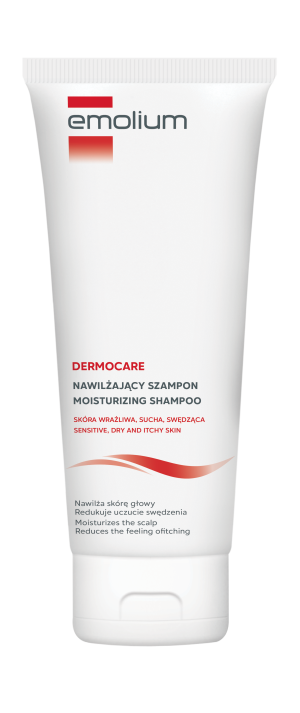 Emolium Dermocare, nawilżający szampon do włosów, 200 ml