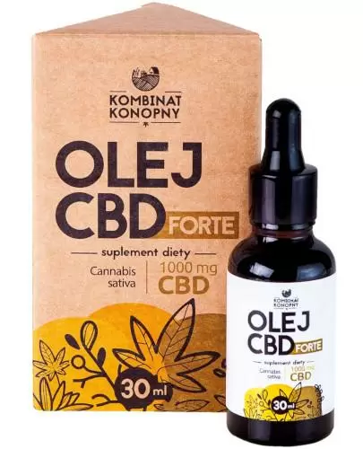 Kombinat Konopny olej CBD Forte 1000 mg 30 ml