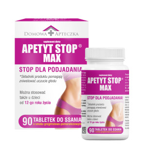 DOMOWA APTECZKA Apetyt Stop Max tabletki do ssania, 90 sztuk