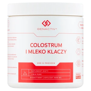 Genactiv, Colostrum i Mleko Klaczy, proszek, 200 g