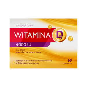 Witamina D3 4000 IU kapsułki, 60 sztuk