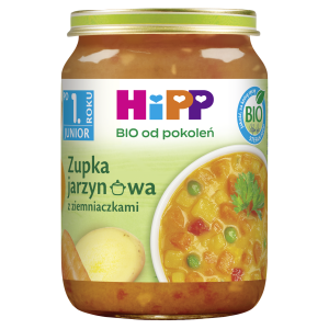 HiPP BIO od pokoleń, Zupka jarzynowa z ziemniaczkami, po 1. roku życia, 250 g