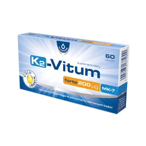 Oleofarm K2-Vitum Forte 200 µg MK-7, kapsułki, 60 sztuk