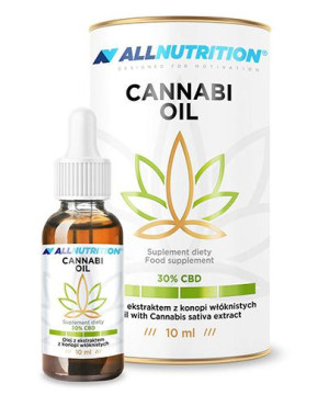 Allnutrition Cannabi Oil CBD 30% Olej z ekstraktem z konopi włóknistych - 10 ml - cena, opinie, wskazania