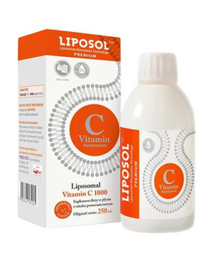 Liposol, Liposomalna Witamina C smak pomarańczowy, 250 ml