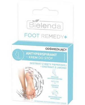 BIELENDA FOOT REMEDY Odświeżający antyperspirant-krem do stóp, 50 ml