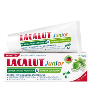Lacalut Junior pasta do zębów 6+, 55 ml