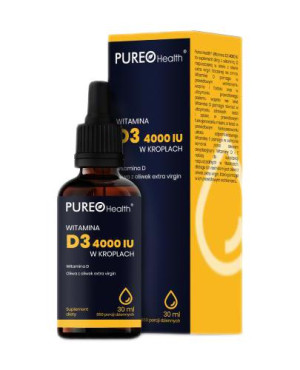 Pureo Health Witamina D3 4000 IU w kroplach, 30 ml