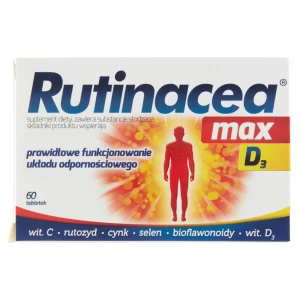 Rutinacea max D3, tabletki, 60 sztuk