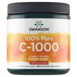 SWANSON Witamina C 100% czystości proszek - 454 g