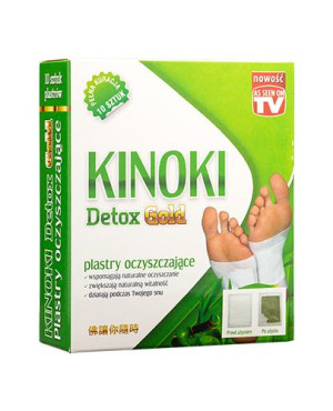 Kinoki Detox Gold Plastry oczyszczające, 10 sztuk