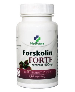 MedFuture Forskolin Forte 400 mg, 60 kaps., cena, wskazania, właściwości