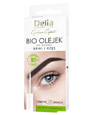 Delia Cosmetics Eyebrow Expert Bio Olejek na wzrost brwi i rzęs - 7 ml