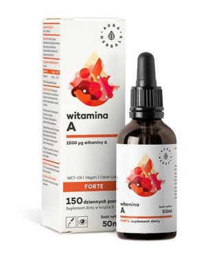 AURA HERBALS Witamina A forte MCT-OIL, 50 ml