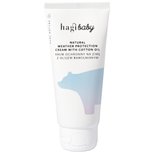 Hagi Baby, naturalny krem ochronny na zimę z olejem bawełnianym, 50 ml