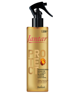 Jantar Termoochronne serum do stylizacji włosów z esencją bursztynową, 200 ml
