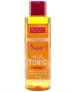 Beauty Formulas Rozjaśniający Tonik do twarzy z witaminą C, 150 ml
