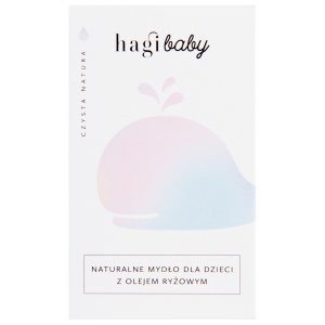 Hagi Baby Naturalne Mydło dla dzieci z olejem ryżowym, 100 g