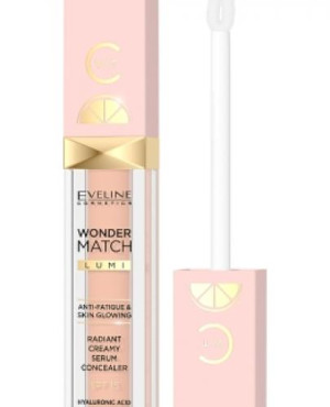 EVELINE Wonder Match Lumi Luksusowy korektor rozświetlający do twarzy z SPF 15, Nr 15, 6,8 ml