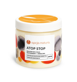 Opcja Natura, atop stop balsam do ciała z biofermentem i innuliną, 200 ml
