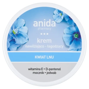Anida krem nawilżająco łagodzący kwiat lnu 125 ml