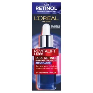 L'Oreal Paris Revitalift Laser Pure Retinol Przeciwzmarszczkowe serum do twarzy na noc, 30 ml
