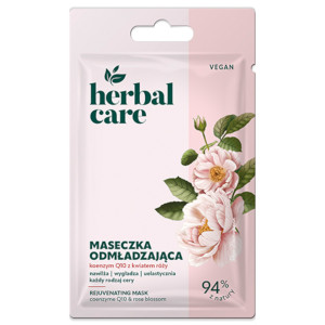 Herbal Care Odmładzająca maseczka koenzym Q10 z kwiatem róży, 7 g
