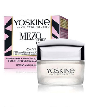 Yoskine Mezo Peptide Ujędrniający krem przeciwzmarszczkowy 60+ na dzień i noc, 50 ml